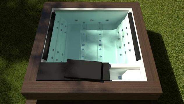 Встраиваемый спа-бассейн Aquavia Cube (рис.9)